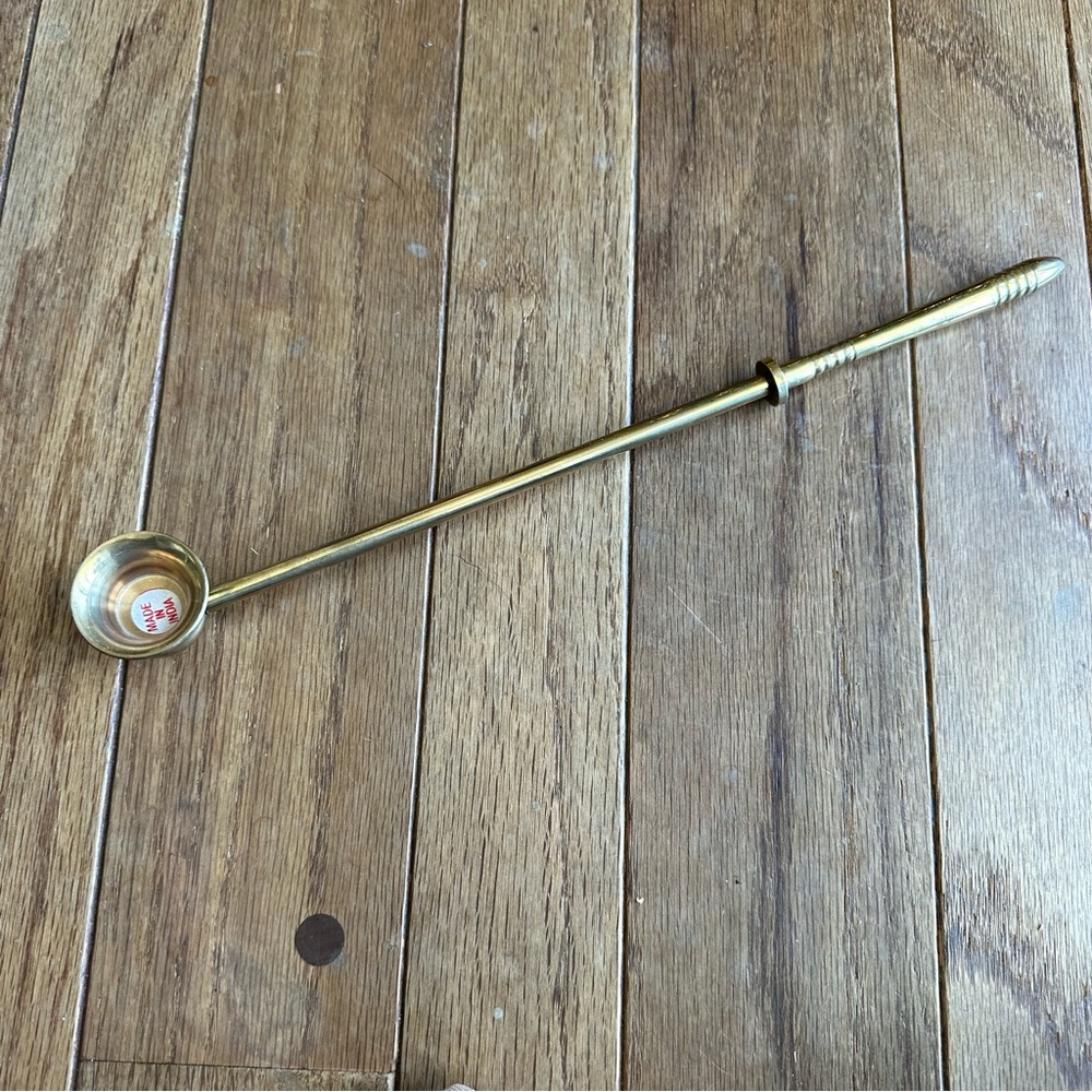 Retro Brass Gold candle snuffer